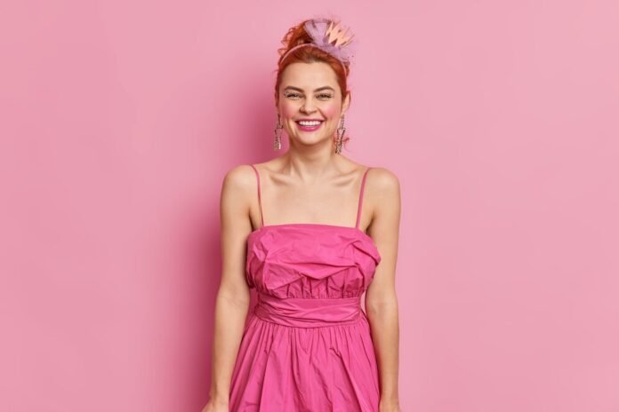 pink dress