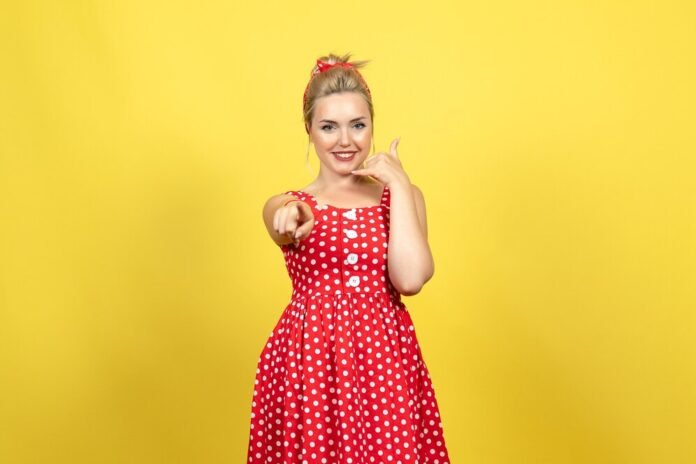 rock paper scissors yellow dress